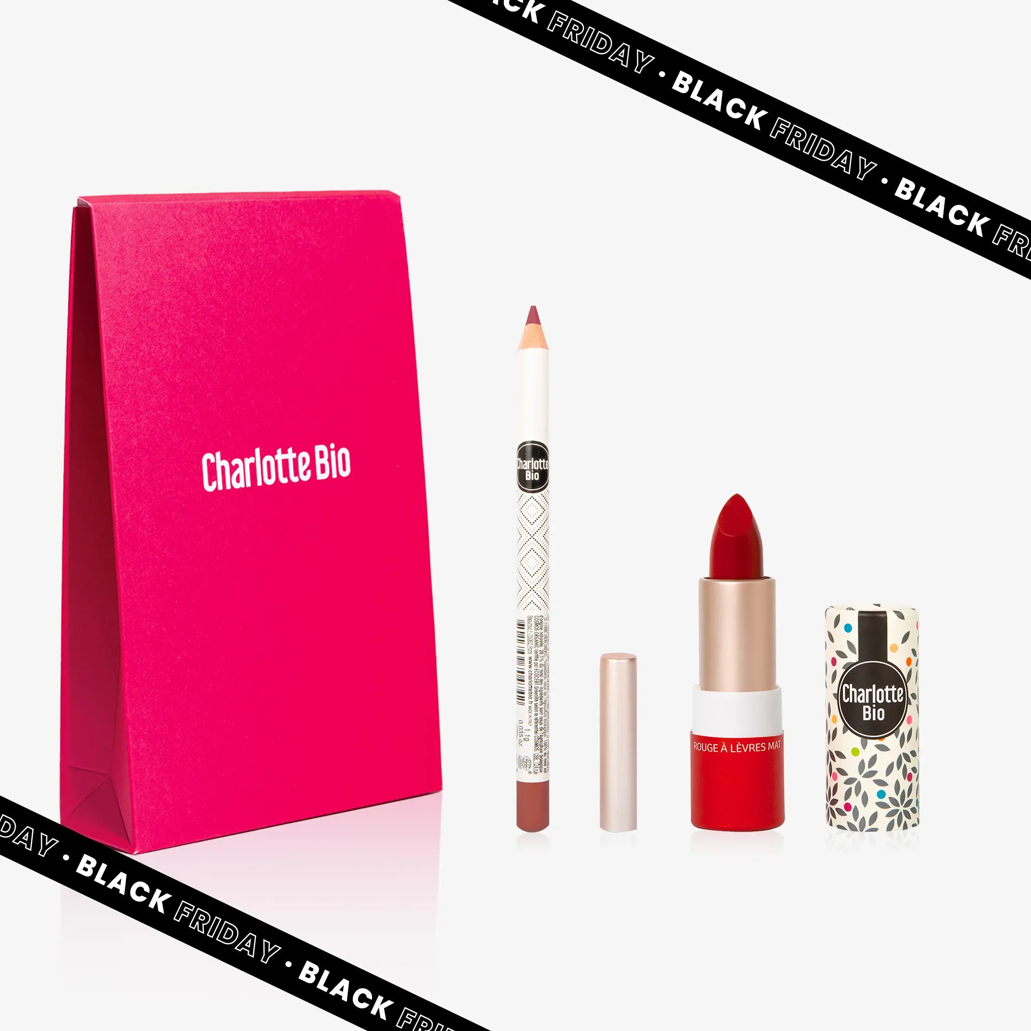 Pencil and lipstick duo